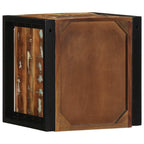 Comodini 2 pz Multicolore 40x35x40cm in Legno Massello Recupero