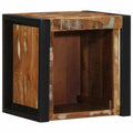 Comodini 2 pz Multicolore 40x35x40cm in Legno Massello Recupero
