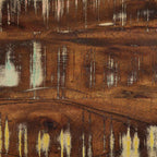 Comodini 2 pz Multicolore 40x35x40cm in Legno Massello Recupero