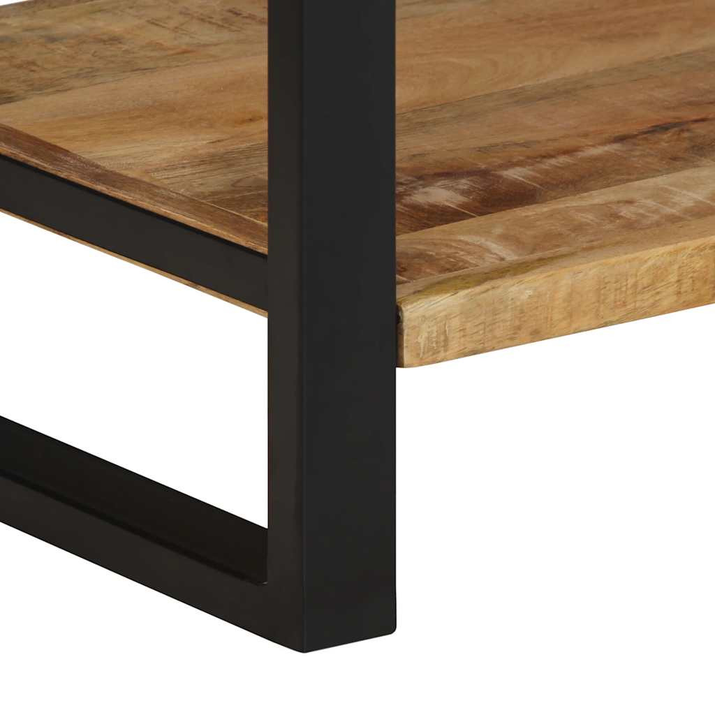 Appendiabiti 80x40x190 cm in Legno Massello Grezzo di Mango