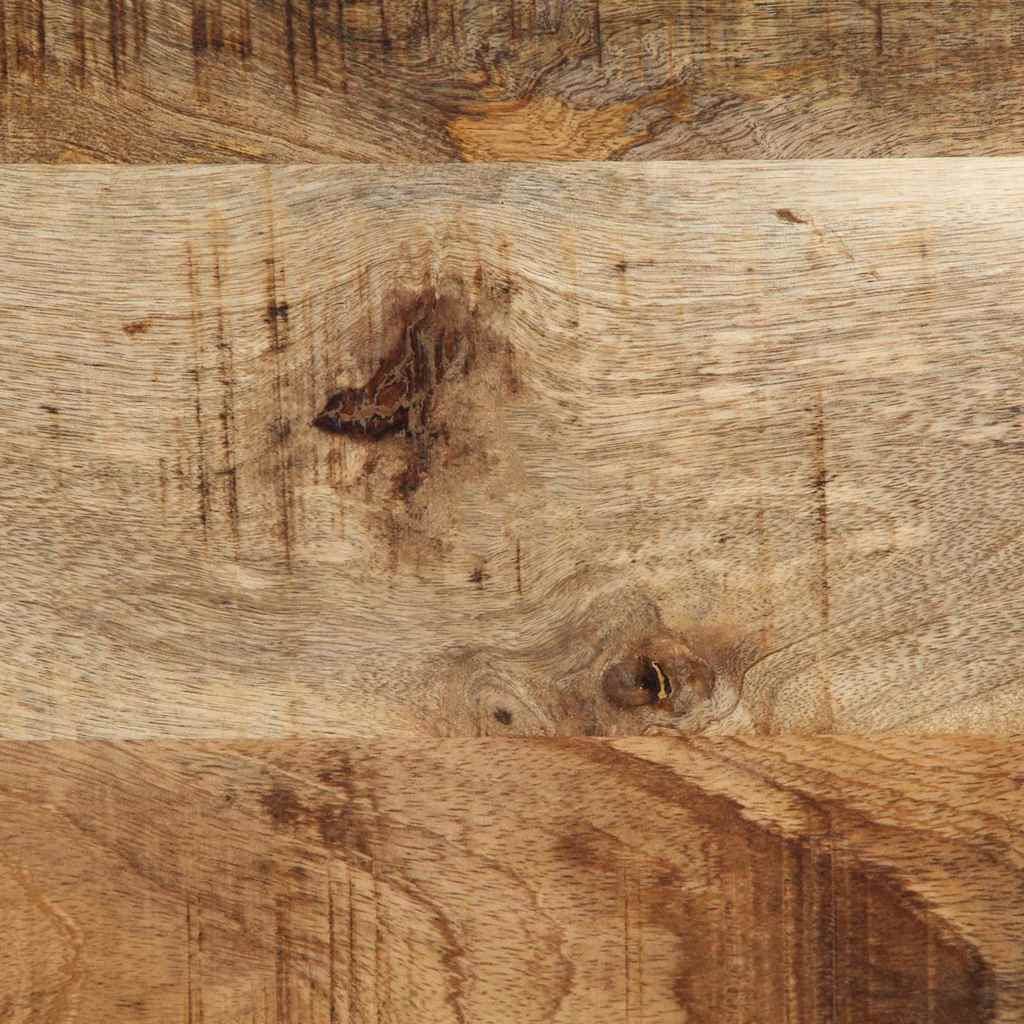Appendiabiti 80x40x190 cm in Legno Massello Grezzo di Mango