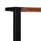 Appendiabiti Multicolore 80x40x190 cm Legno Massello Recupero
