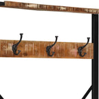 Appendiabiti Multicolore 80x40x190 cm Legno Massello Recupero