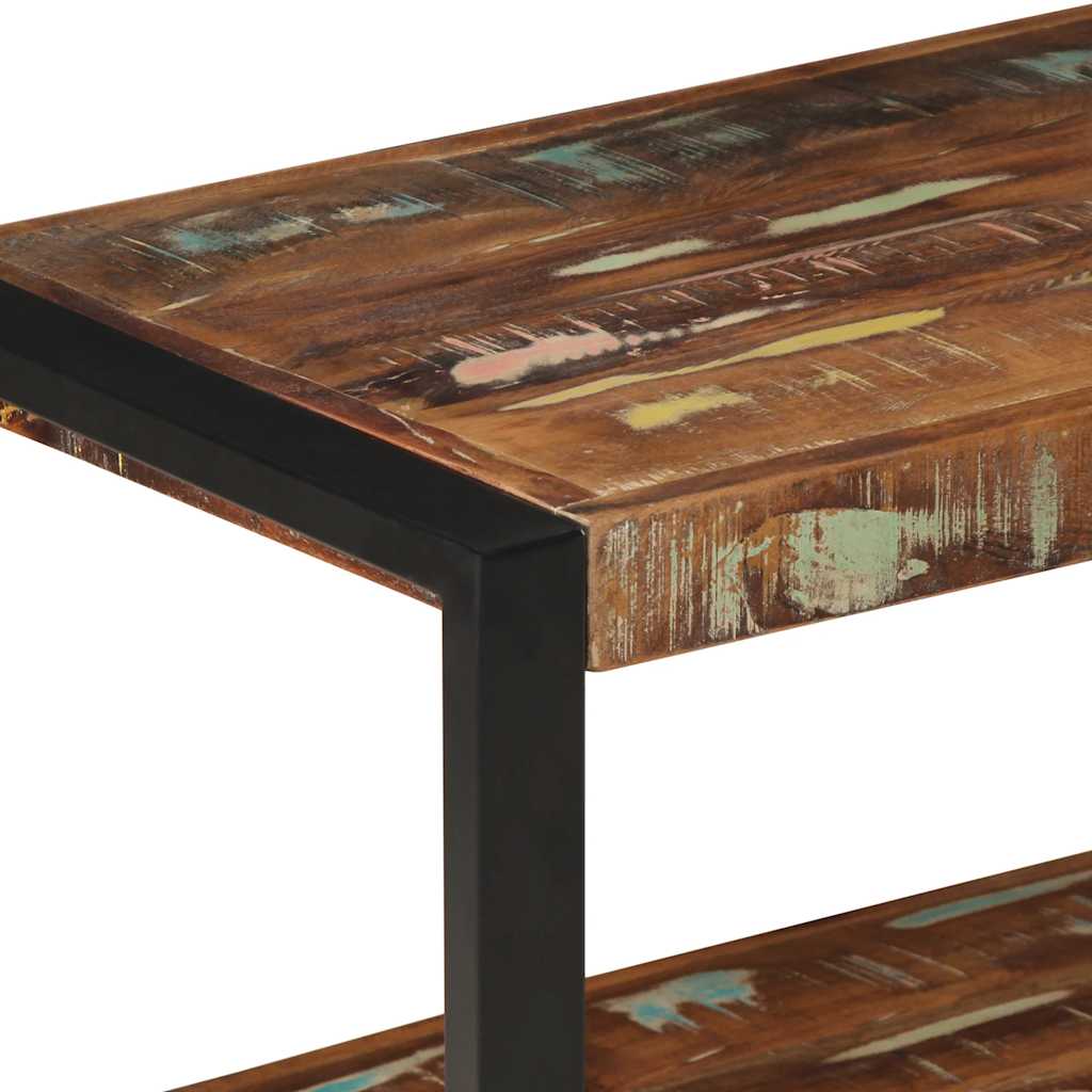 Appendiabiti Multicolore 80x40x190 cm Legno Massello Recupero