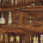 Appendiabiti Multicolore 80x40x190 cm Legno Massello Recupero