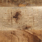 Panca 80x35x45 cm in Legno Massello di Mango Grezzo