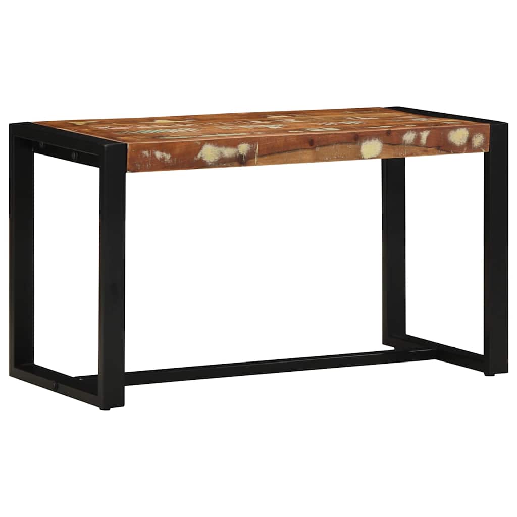 Panca Multicolore 80x35x45 cm in Legno Massello Recupero
