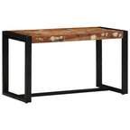 Panca Multicolore 80x35x45 cm in Legno Massello Recupero