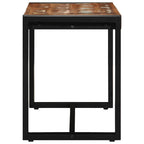 Panca Multicolore 80x35x45 cm in Legno Massello Recupero