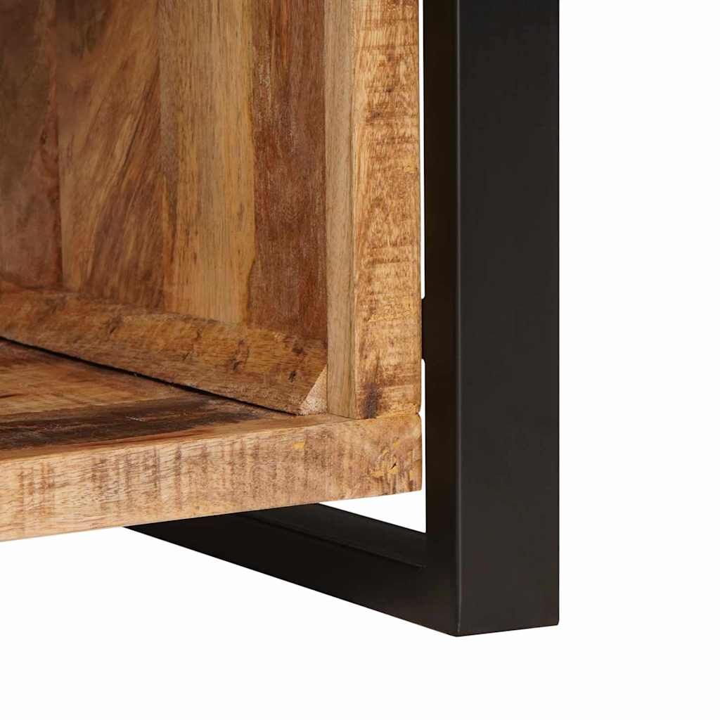 Panchina con contenitore Marrone Legno massello di mango
