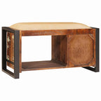Panchina con contenitore Multicolore Legno massello di recupero