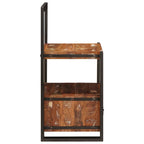 Appendiabiti con cassetto Multicolore Legno Recuperato Massello