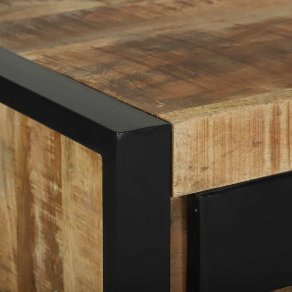 Tavolino Marrone 40 x 40 x 80 cm Legno di mango massello