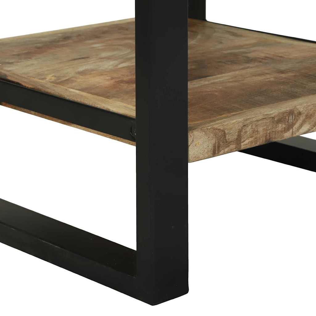 Tavolino Marrone 40 x 40 x 80 cm Legno di mango massello