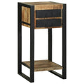 Tavolino Marrone 40 x 40 x 80 cm Legno di mango massello