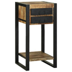 Tavolino Marrone 40 x 40 x 80 cm Legno di mango massello
