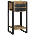 Tavolino Marrone 40 x 40 x 80 cm Legno di mango massello