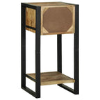 Tavolino Marrone 40 x 40 x 80 cm Legno di mango massello