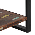 Scaffale da cucina Multicolore e nero 80 x 40 x 160 cm