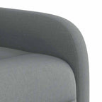 Poltrona Reclinabile in Tessuto Grigio Chiaro