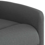 Poltrona Reclinabile in Tessuto Grigio Scuro