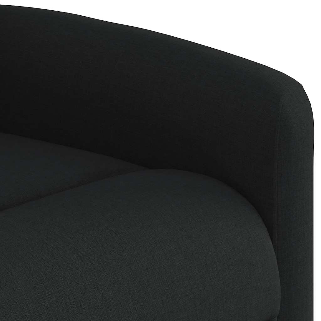 Poltrona Reclinabile in Tessuto Nero