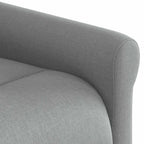 Poltrona Reclinabile in Tessuto Grigio Chiaro