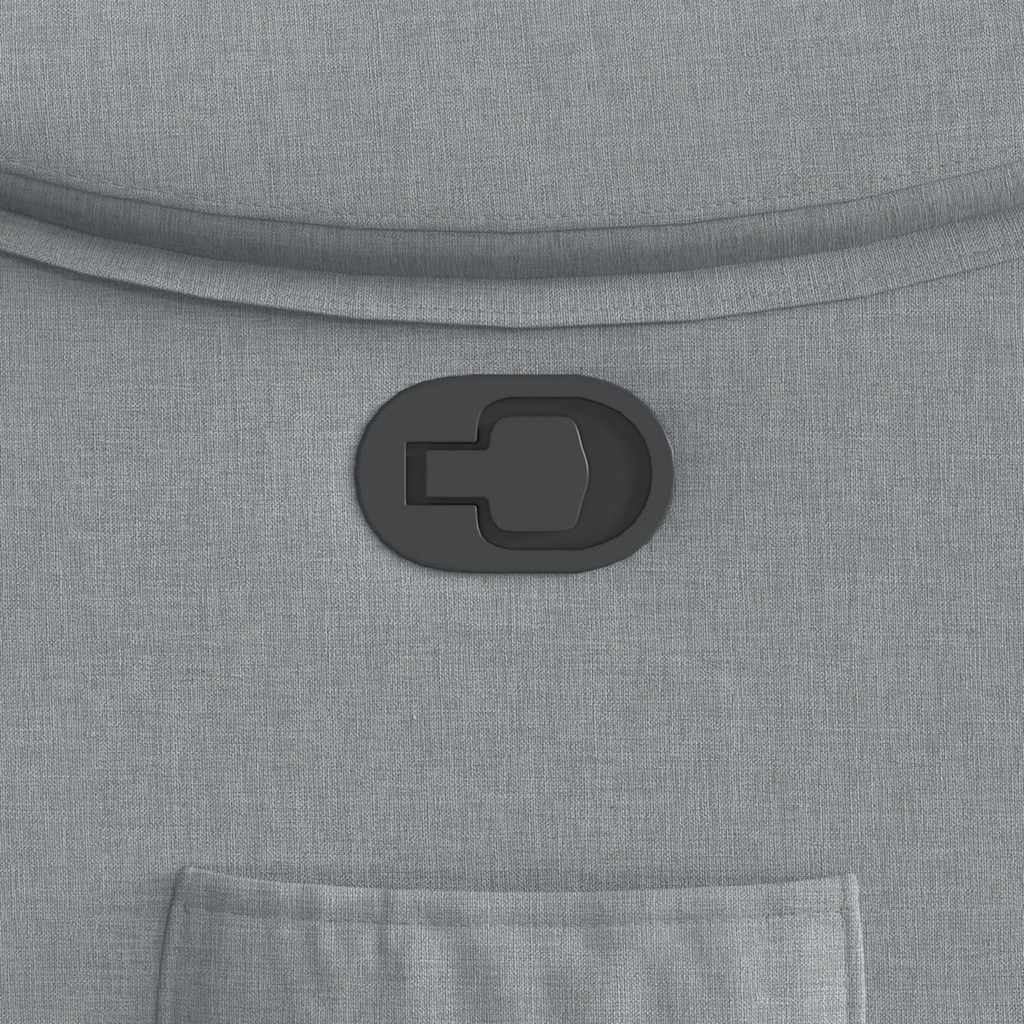 Poltrona Reclinabile in Tessuto Grigio Chiaro
