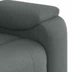 Poltrona Reclinabile in Tessuto Grigio Scuro