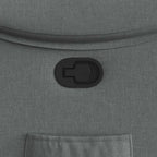 Poltrona Reclinabile in Tessuto Grigio Scuro