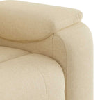 Poltrona Reclinabile in Tessuto Crema