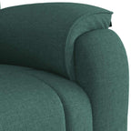 Poltrona Reclinabile in Tessuto Verde Scuro