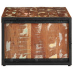 Tavolino Salotto Multicolore 90x50x36cm Legno Massello Recupero