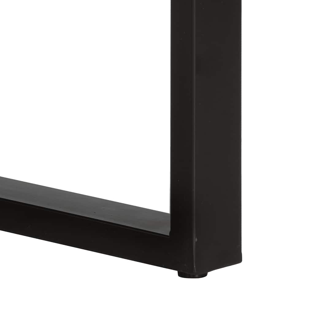 Tavolo Consolle 90x35x75 cm in Legno Massello di Mango Grezzo