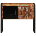 Tavolo Consolle Multicolore 90x35x75 cm Legno Massello Recupero