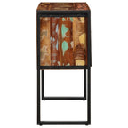 Tavolo Consolle Multicolore 90x35x75 cm Legno Massello Recupero
