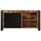Mobile Porta TV 80x30x40 cm in Legno Massello di Recupero