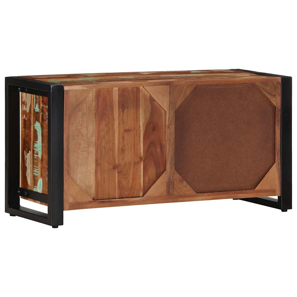 Mobile Porta TV 80x30x40 cm in Legno Massello di Recupero