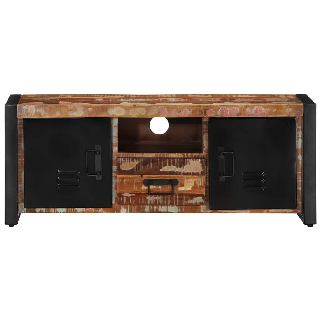 Mobile Porta TV 100x30x40 cm in Legno Massello di Recupero