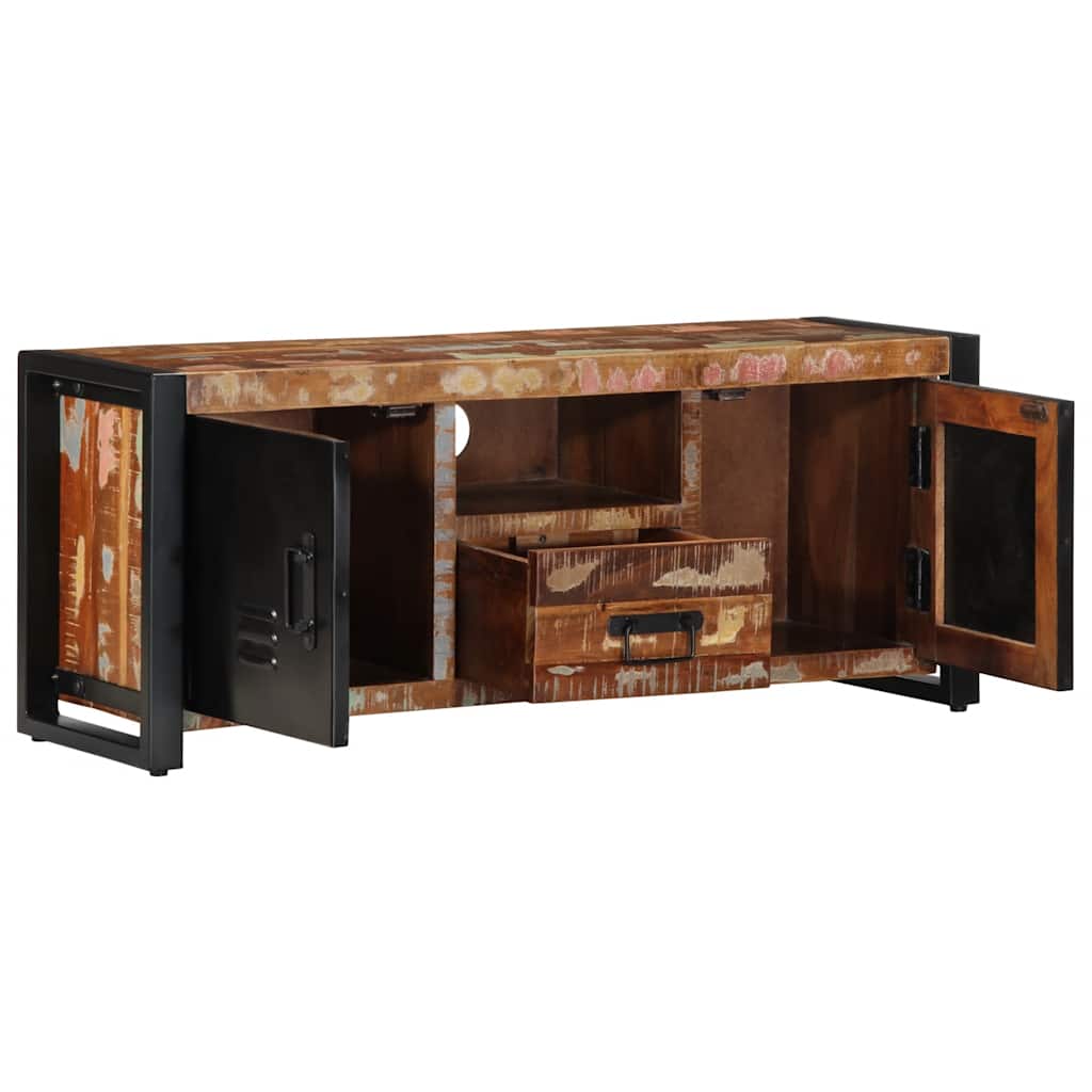 Mobile Porta TV 100x30x40 cm in Legno Massello di Recupero