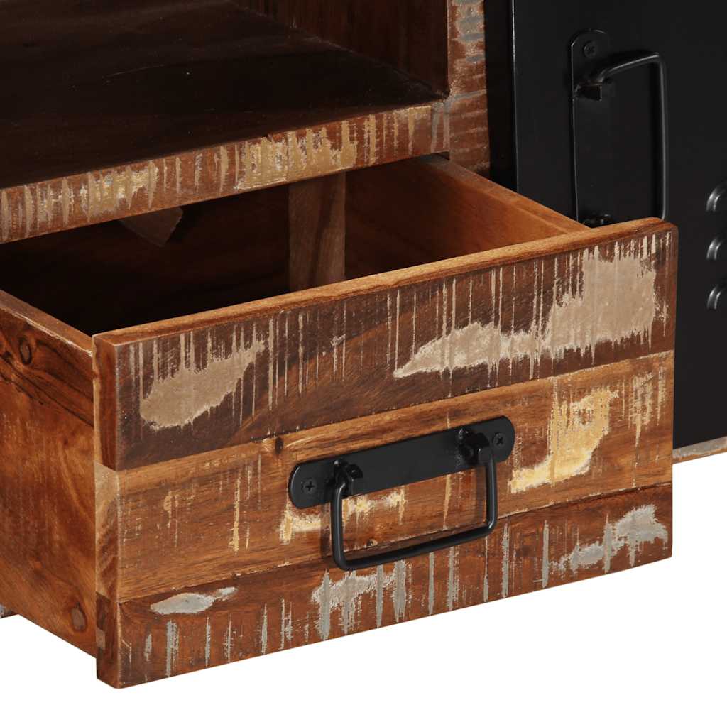 Mobile Porta TV 100x30x40 cm in Legno Massello di Recupero