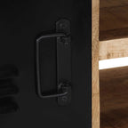 Mobile Porta TV 80x30x35 cm in Legno Massello di Mango Grezzo