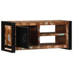 Mobile Porta TV 80x30x35 cm in Legno Massello di Recupero