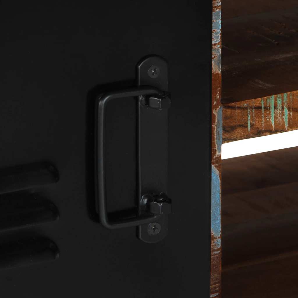Mobile Porta TV 80x30x35 cm in Legno Massello di Recupero