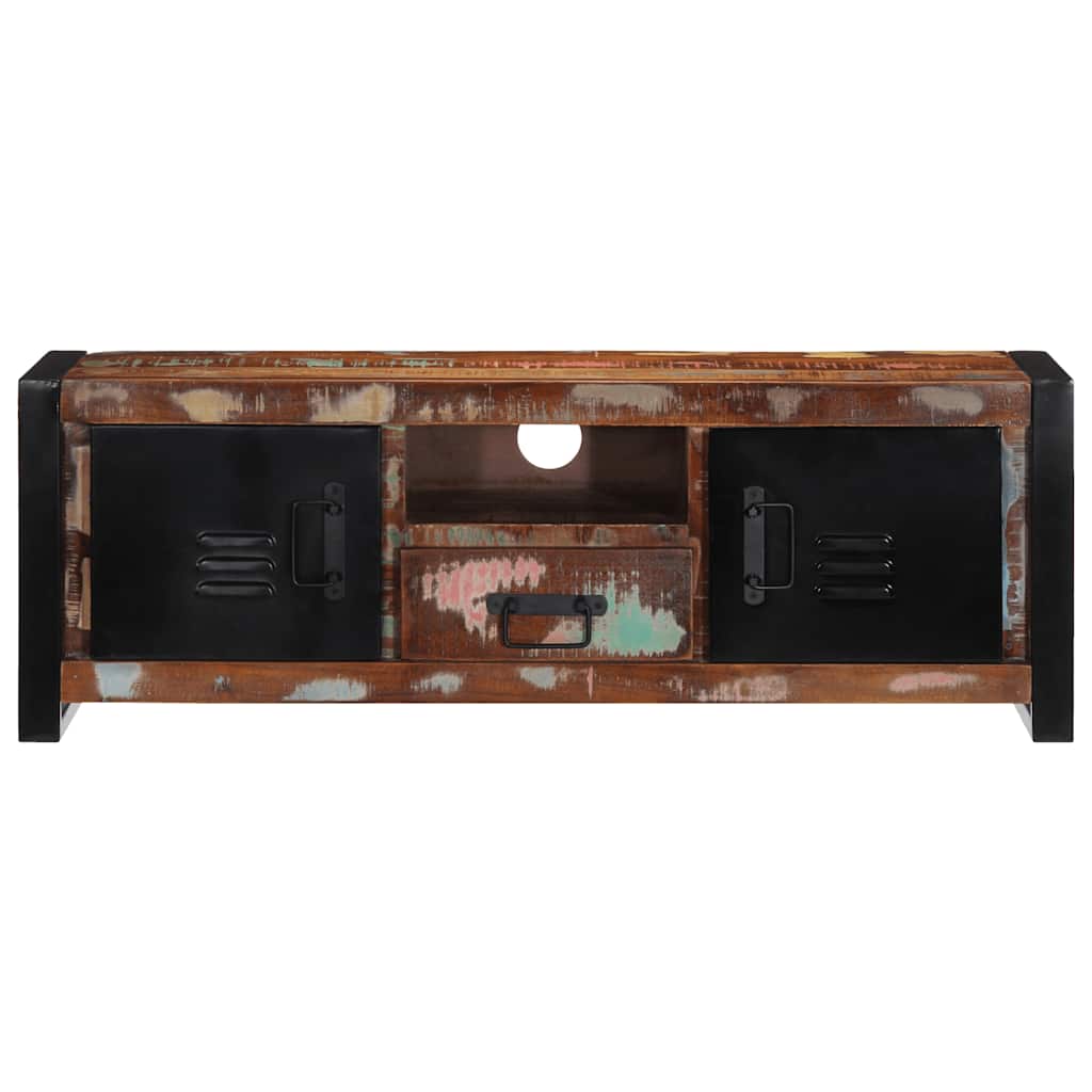 Mobile Porta TV 100x30x35 cm in Legno Massello di Recupero