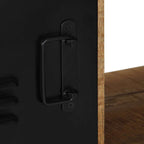 Mobile Porta TV 80x30x35 cm in Legno Massello di Mango Grezzo