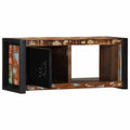 Mobile Porta TV 80x30x35 cm in Legno Massello di Recupero