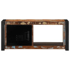 Mobile Porta TV 80x30x35 cm in Legno Massello di Recupero