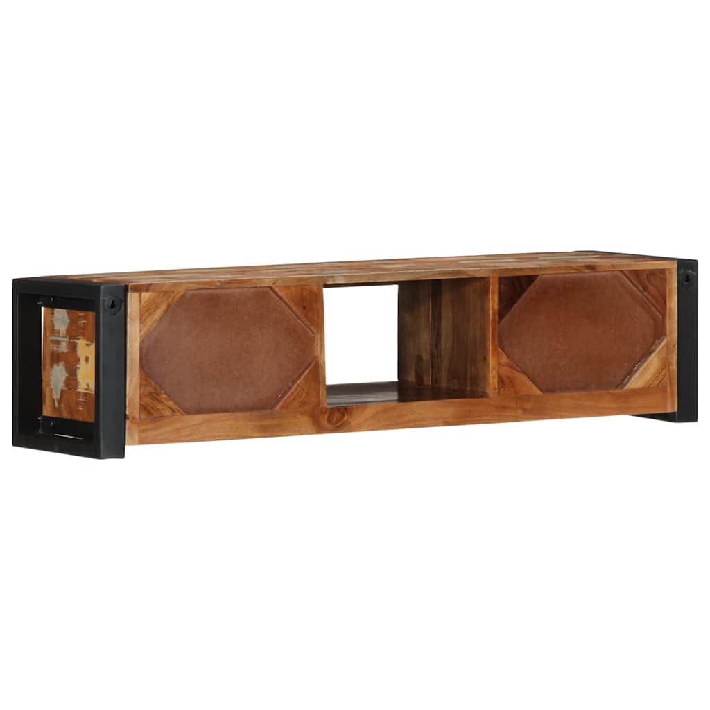 Mobile Porta TV 100x30x25 cm in Legno Massello di Recupero