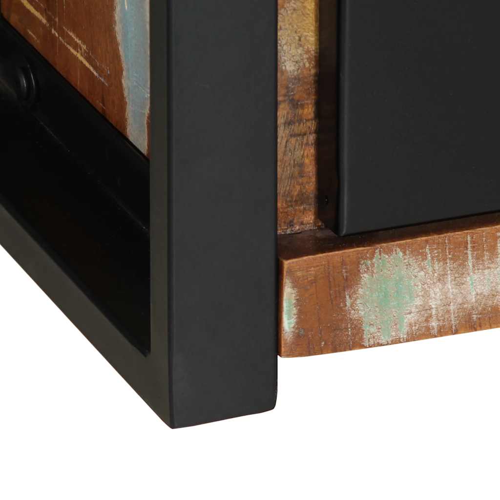 Mobile Porta TV 100x30x25 cm in Legno Massello di Recupero